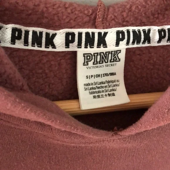 PINK Victoria's Secret Mauve Pullover Hoodie Sweater - Picture 3 of 7
